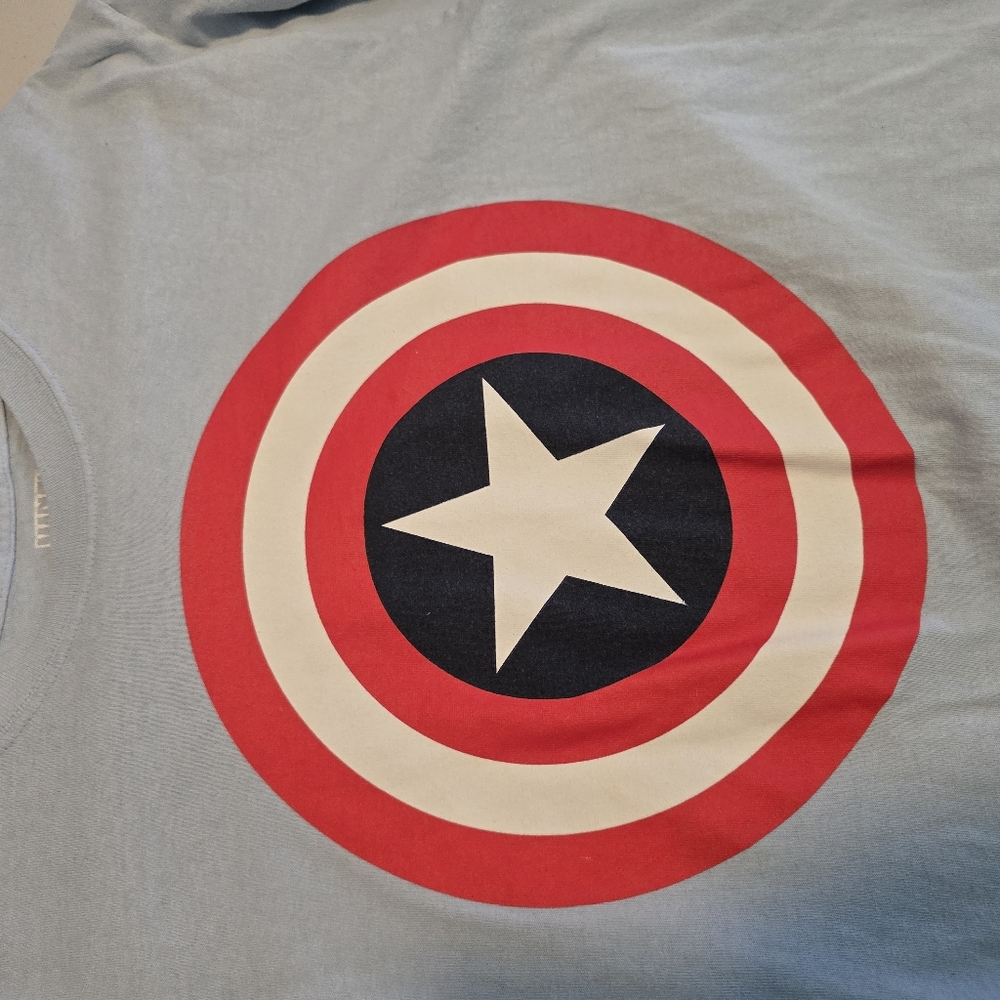 Marvel Light Blue Logo T-Shirt